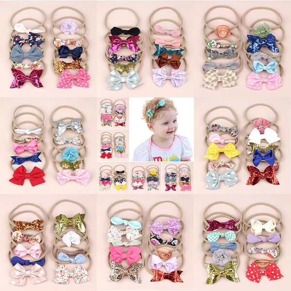 hair accessories baby's exquisite and comfortable elastic bow knot rubber band head rope set of 10 fashionable styles cute tie headband, Slivery;white
hair accessories baby's exquisite and comfortable elastic bow knot rubber band head rope set of 10 fashionable styles cute tie headband, Slivery;white