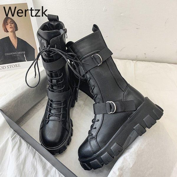 boots 2021 women mid-calf autumn winter punk genuine leather zipper cross-tied riding high heels shoes woman, Black
boots 2021 women mid-calf autumn winter punk genuine leather zipper cross-tied riding high heels shoes woman, Black