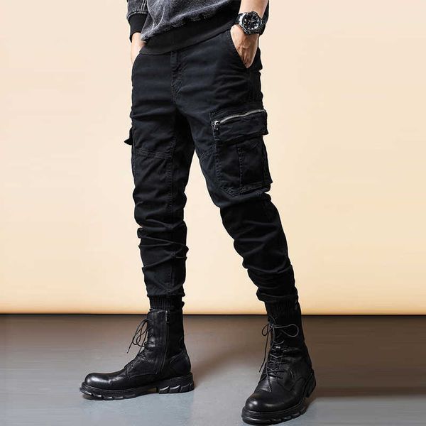 men's jeans fashion streetwear multi pockets casual cargo pants for joggers ankle banded trousers hip hop techwear biker 3idc, Blue
men's jeans fashion streetwear multi pockets casual cargo pants for joggers ankle banded trousers hip hop techwear biker 3idc, Blue