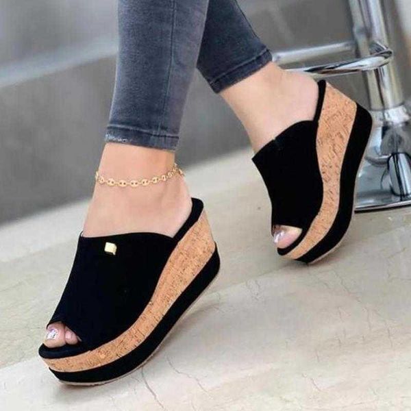 sandals women solid color wedge peep toe ladies slippers summer 2021 fashion outdoor beach casual comfy female footwear, Black
sandals women solid color wedge peep toe ladies slippers summer 2021 fashion outdoor beach casual comfy female footwear, Black