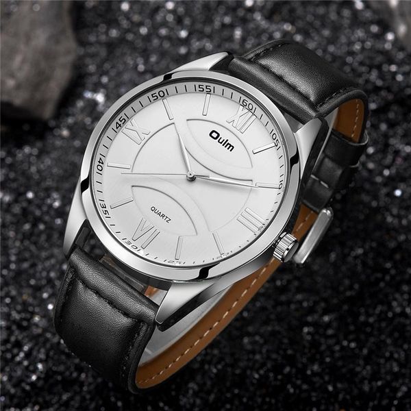 wristwatches oulm simple quartz wristwatch male casual leather strap watch business roman numerals men's watches hours relogio masculin, Slivery;brown
wristwatches oulm simple quartz wristwatch male casual leather strap watch business roman numerals men's watches hours relogio masculin, Slivery;brown
