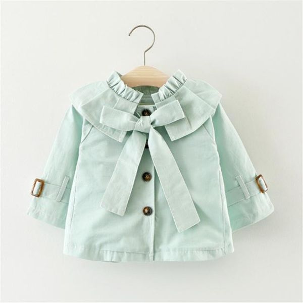 jackets girls lovely bow coat windbreaker pure color kids boutique children's wear, Blue;gray
jackets girls lovely bow coat windbreaker pure color kids boutique children's wear, Blue;gray
