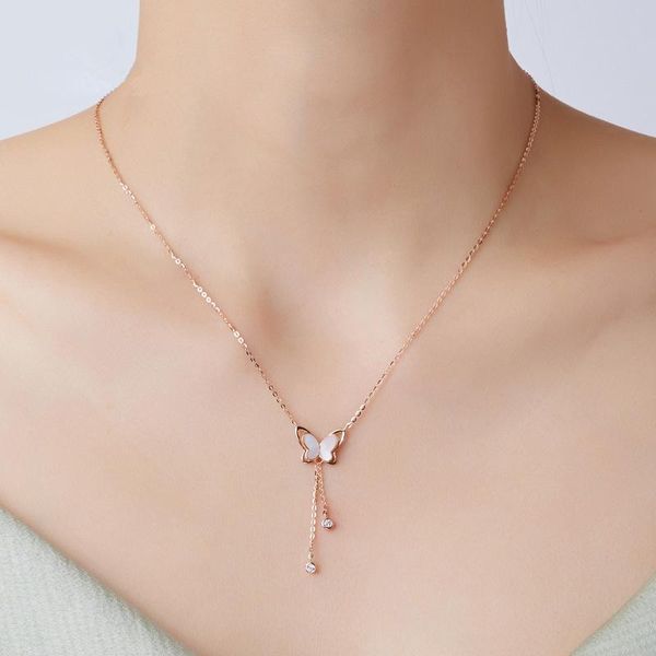 chains butterfly tassel necklace women's fashion clavicle chain temperament jewelry necklaces for women keychain, Silver
chains butterfly tassel necklace women's fashion clavicle chain temperament jewelry necklaces for women keychain, Silver