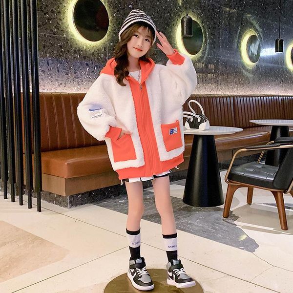 jackets children casual sport hooded outerwear kids fashion patchwork jacket girl thick warm spring autumn coat teen faux lamb wool, Blue;gray
jackets children casual sport hooded outerwear kids fashion patchwork jacket girl thick warm spring autumn coat teen faux lamb wool, Blue;gray