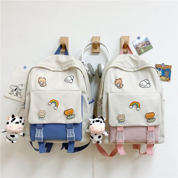 backpack schoolbag female high school students korean ins large capacity fashion girl
backpack schoolbag female high school students korean ins large capacity fashion girl