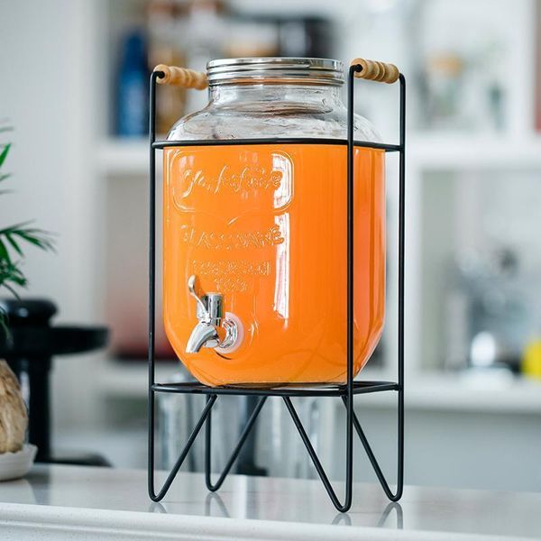 storage bottles & jars bottle with faucet coke barrel transparent iron frame household juice can beverage glass sealed container
storage bottles & jars bottle with faucet coke barrel transparent iron frame household juice can beverage glass sealed container