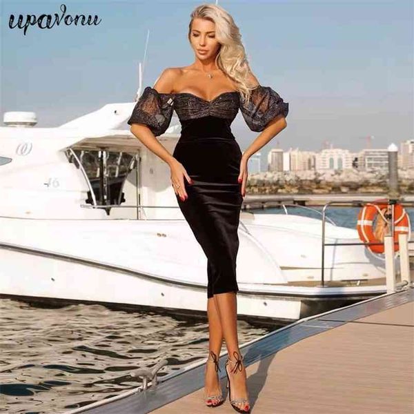 women's velvet dress card shoulder lantern short sleeve bodycon midi club party shiny vestidos 210524, Black;gray
women's velvet dress card shoulder lantern short sleeve bodycon midi club party shiny vestidos 210524, Black;gray