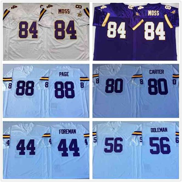 goodncaa vintage football wear 84 moss 88 page 80 carter 56 doleman 44 foreman 28 peterson 22 krause 10 tarkenton 93 randle, Black
goodncaa vintage football wear 84 moss 88 page 80 carter 56 doleman 44 foreman 28 peterson 22 krause 10 tarkenton 93 randle, Black