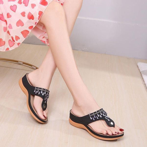summer slippers women sandals wedges platform shoes ladies bling sewing clip toe casual female flip flops 2021 fashion, Black
summer slippers women sandals wedges platform shoes ladies bling sewing clip toe casual female flip flops 2021 fashion, Black