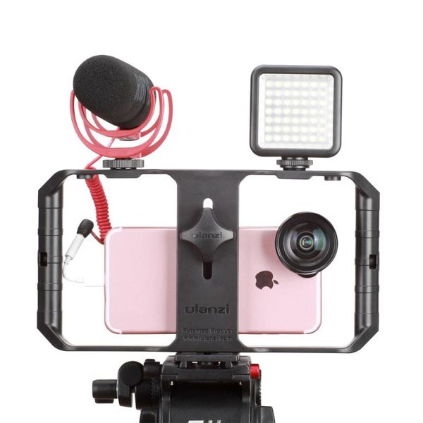 ulanzi u-rig pro video kit smartphone gear setup handheld rig microphone led lamp holder for 8 mobile filmmaking stabilizers
ulanzi u-rig pro video kit smartphone gear setup handheld rig microphone led lamp holder for 8 mobile filmmaking stabilizers