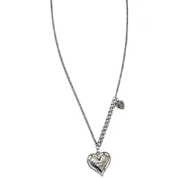 pendant necklaces potcet women's stainless steel titanium love necklace geometric retro fashion hip hop personality party jewelry, Silver
pendant necklaces potcet women's stainless steel titanium love necklace geometric retro fashion hip hop personality party jewelry, Silver