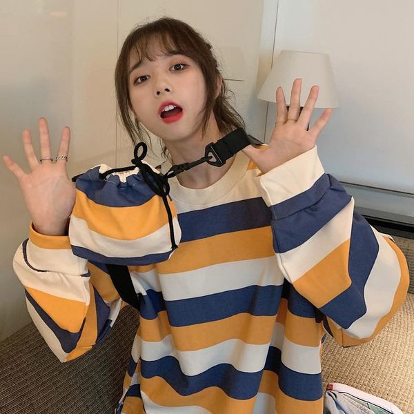women's hoodies & sweatshirts fashion loose sweatshirt casual korean style harajuku streetwear hip hop crewneck sudaderas clothing db60, Black
women's hoodies & sweatshirts fashion loose sweatshirt casual korean style harajuku streetwear hip hop crewneck sudaderas clothing db60, Black