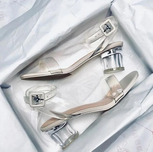 dress shoes whnb 2021 summer fashion women's sandals transparent tape pvc women rome high heel open-toe, Black
dress shoes whnb 2021 summer fashion women's sandals transparent tape pvc women rome high heel open-toe, Black