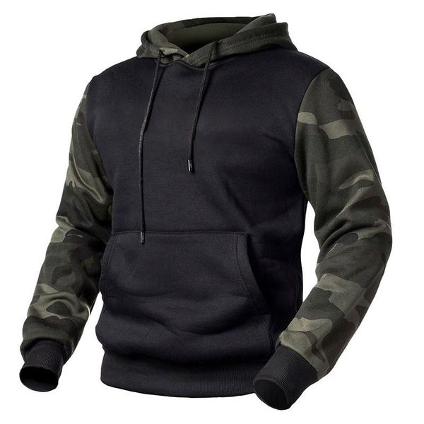 men's hoodies & sweatshirts camouflage men military tactical pullover patchwork autumn male casual hooded fleece loose camo clothing, Black
men's hoodies & sweatshirts camouflage men military tactical pullover patchwork autumn male casual hooded fleece loose camo clothing, Black
