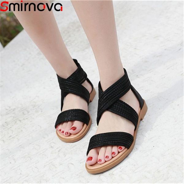 smirnova 2021 fashion summer shoes woman zip flat with sandals women comfortable female prom ladies big size 35-42, Black
smirnova 2021 fashion summer shoes woman zip flat with sandals women comfortable female prom ladies big size 35-42, Black