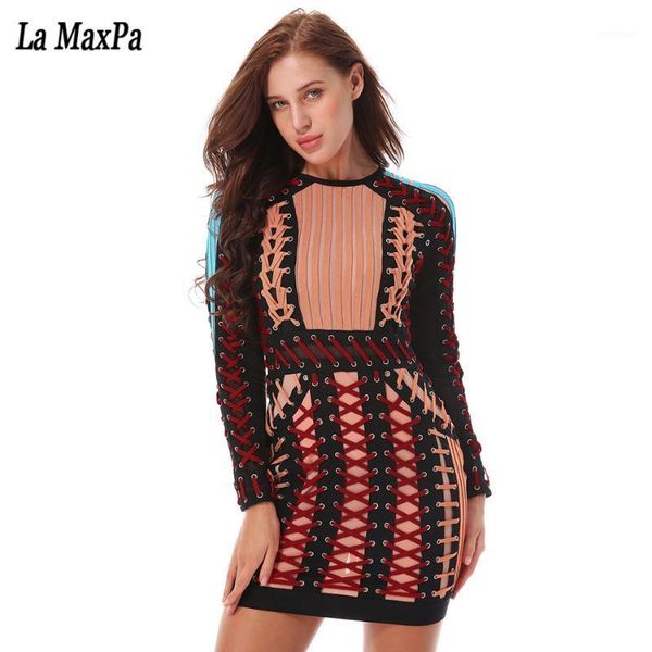 casual dresses 2021 celebrity runway mesh bandage dress o neck black blue long sleeve orange handmade cross winter women party, Black;gray
casual dresses 2021 celebrity runway mesh bandage dress o neck black blue long sleeve orange handmade cross winter women party, Black;gray