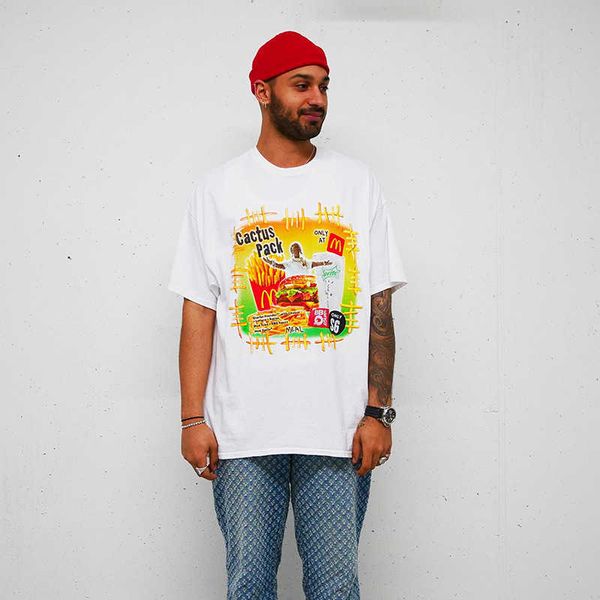 american fashion travis scott cactus jack co branded m-note french fries hamburger portrait short sleeve t-shirtvi0g, White;black
american fashion travis scott cactus jack co branded m-note french fries hamburger portrait short sleeve t-shirtvi0g, White;black
