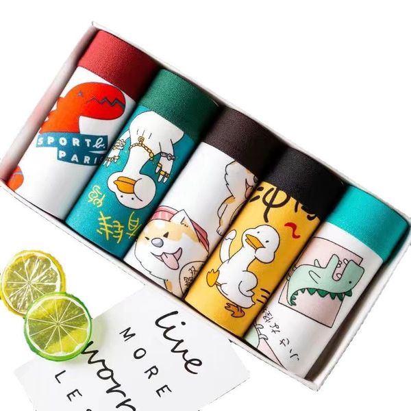 underpants 5pcs men boxer underwear man funny cartoon anime panties ice silk comfortable breathable soft, Black;white
underpants 5pcs men boxer underwear man funny cartoon anime panties ice silk comfortable breathable soft, Black;white