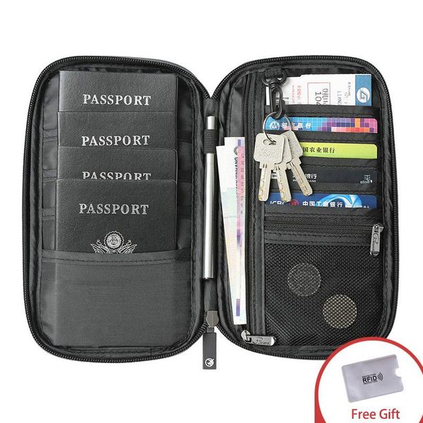 card holders travel passport wallet document storage folder multifunctional waterproof family holder bag, Brown;gray
card holders travel passport wallet document storage folder multifunctional waterproof family holder bag, Brown;gray