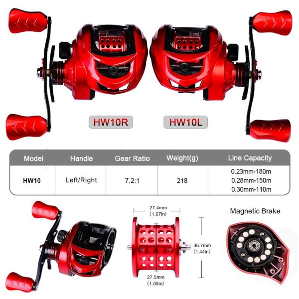 baitcasting reels pro beros fishing reel 7.2:1 wheel magnetic brake bait casting left/right hand freshwater aluminum spool outdoor
baitcasting reels pro beros fishing reel 7.2:1 wheel magnetic brake bait casting left/right hand freshwater aluminum spool outdoor