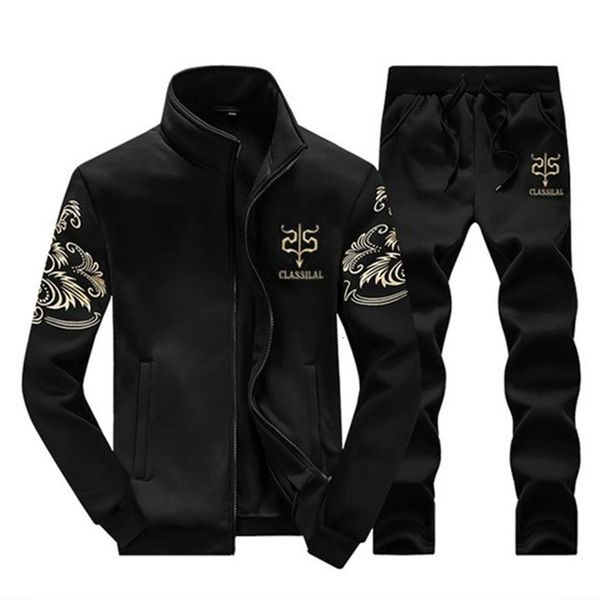 men's tracksuits spring fall for men 2pc sweat suit jogger sport hoodie fleece jacket assembly + casual pants gymnastics training 2 pie, Gray
men's tracksuits spring fall for men 2pc sweat suit jogger sport hoodie fleece jacket assembly + casual pants gymnastics training 2 pie, Gray