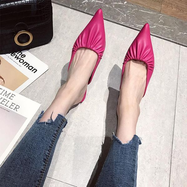 slippers candy color small heel women pointed toe mules dress slides female high ladies elegant sandals, Black
slippers candy color small heel women pointed toe mules dress slides female high ladies elegant sandals, Black
