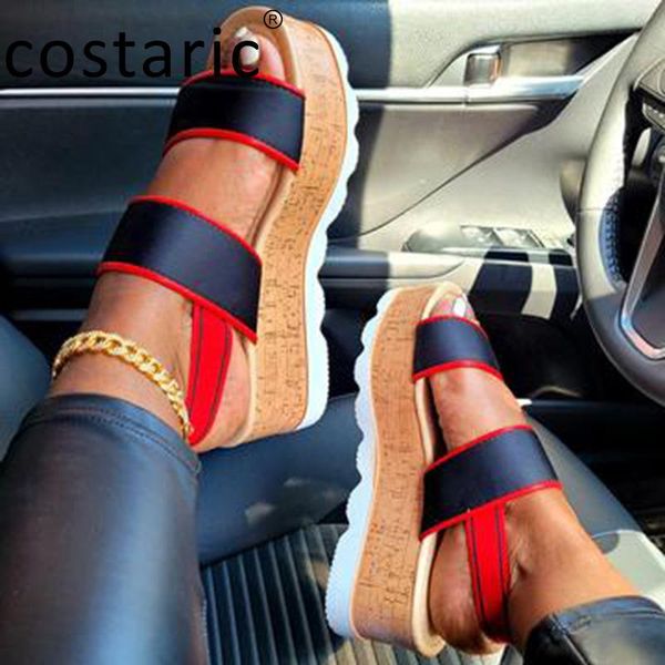 sandals elastic band mixed color platform women roman style thick sole shoes summer slip on sandal pu peep toe, Black
sandals elastic band mixed color platform women roman style thick sole shoes summer slip on sandal pu peep toe, Black
