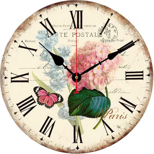 wall clocks vintage french paris rose flower clock home kitchen beauty horloge decorative clock/desk wandklok
wall clocks vintage french paris rose flower clock home kitchen beauty horloge decorative clock/desk wandklok