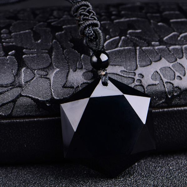 1 pcs black obsidian natural stone pendant necklaces for women men cubic hexagram sweater necklace amulets talismans jewelrydio chan contact, Silver
1 pcs black obsidian natural stone pendant necklaces for women men cubic hexagram sweater necklace amulets talismans jewelrydio chan contact, Silver