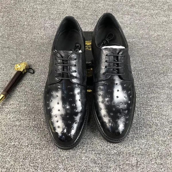 dress shoes authentic real true ostrich skin businessmen chic black genuine exotic leather male lace-up oxford for suit
dress shoes authentic real true ostrich skin businessmen chic black genuine exotic leather male lace-up oxford for suit