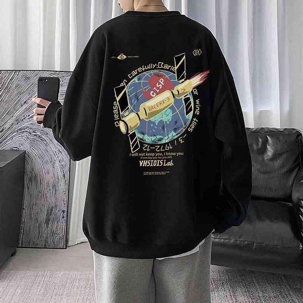 long sleeve t-shirt men's women's sweater spring autumn 2021 new brand ins fashion couple's dress print, Black
long sleeve t-shirt men's women's sweater spring autumn 2021 new brand ins fashion couple's dress print, Black