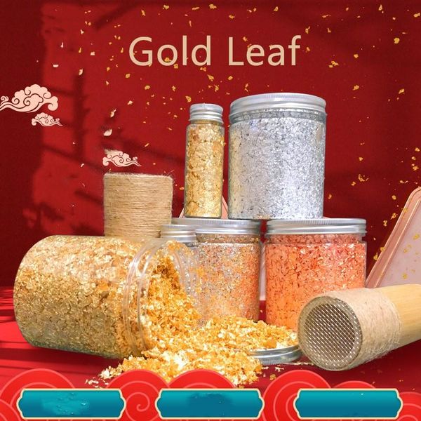 10g imitation gold leaf flakes fragments rose sheets gilding painting nail decorations foil other arts and crafts
10g imitation gold leaf flakes fragments rose sheets gilding painting nail decorations foil other arts and crafts