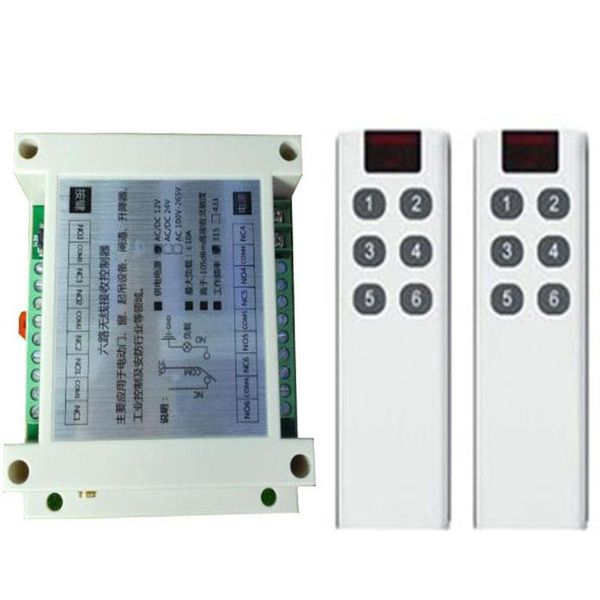 switch dc12v 24v 36v 48v 6ch 6 ch wireless remote control led light relay output radio rf transmitter and 315/433 mhz receiver
switch dc12v 24v 36v 48v 6ch 6 ch wireless remote control led light relay output radio rf transmitter and 315/433 mhz receiver