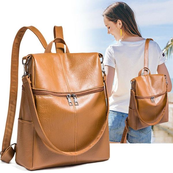 outdoor bags 2021 women's anti-theft backpack british style fashion pu leather solid school bag casual portable travel shoulder
outdoor bags 2021 women's anti-theft backpack british style fashion pu leather solid school bag casual portable travel shoulder