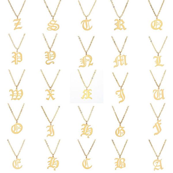 Necklace Women 24 Letter Pendant Stainless Steel Chain Gold Female Fashion Jewelry Neck Choker Necklaces, Silver
Necklace Women 24 Letter Pendant Stainless Steel Chain Gold Female Fashion Jewelry Neck Choker Necklaces, Silver
