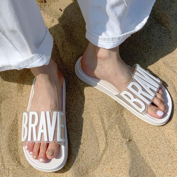 thickened letter sandals slides for home slippers bathroom summer open toe beach shoes couples quick drying flip flops, Black
thickened letter sandals slides for home slippers bathroom summer open toe beach shoes couples quick drying flip flops, Black