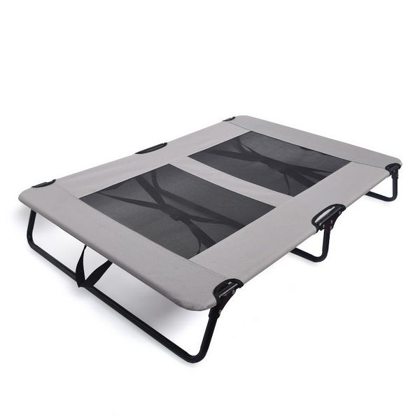 automatic folding pet camping bed installation grey oxford cloth breathable dog kennels & pens
automatic folding pet camping bed installation grey oxford cloth breathable dog kennels & pens
