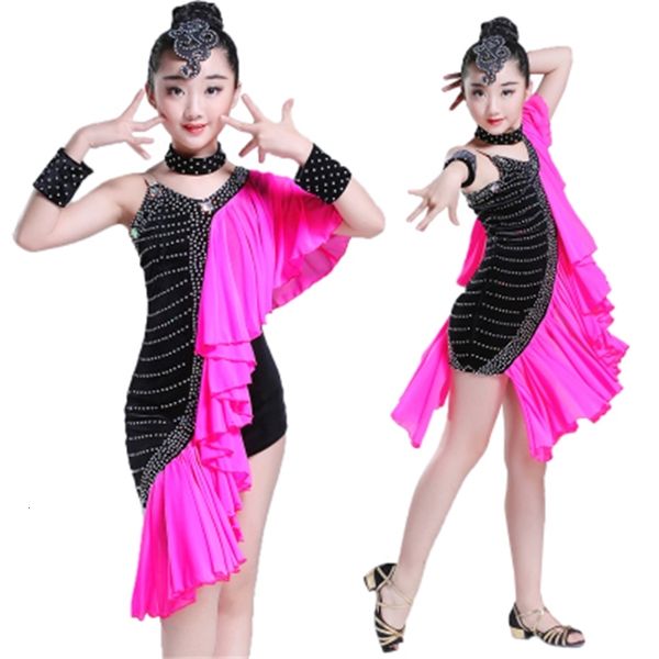 dancing dresses sequin dress latin dance competition costumes for tango rumba modern kids ballroom, Black;red
dancing dresses sequin dress latin dance competition costumes for tango rumba modern kids ballroom, Black;red