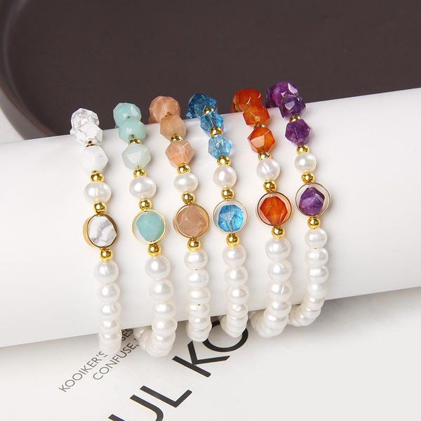 beaded, strands women girls natural stone freshwater pearls bracelet irregular amethysts crystal amazonite garnet baroque pearl bangle jewel, Black
beaded, strands women girls natural stone freshwater pearls bracelet irregular amethysts crystal amazonite garnet baroque pearl bangle jewel, Black