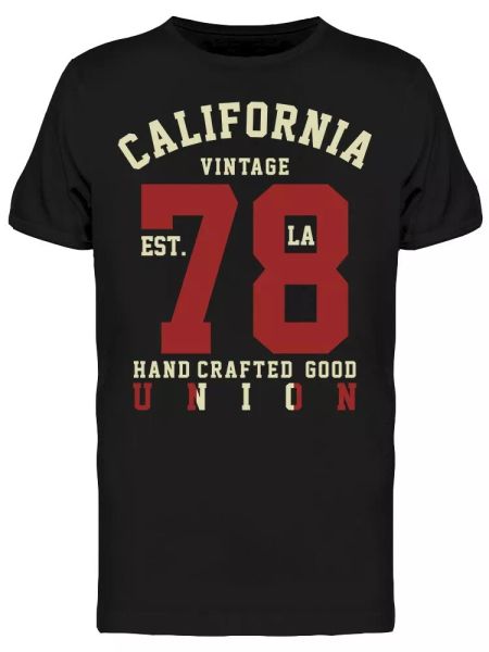 California Vintage 78 Tee Men's -Image by Shutterstock, White;black 
California Vintage 78 Tee Men's -Image by Shutterstock, White;black