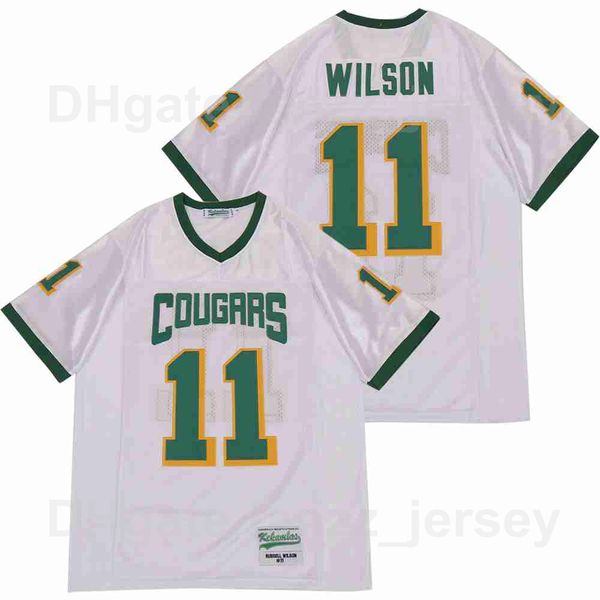 men football cougars collegiate school 11 russell wilson jersey moive white team color all stitched breathable pure cotton embroidery sports, Black
men football cougars collegiate school 11 russell wilson jersey moive white team color all stitched breathable pure cotton embroidery sports, Black