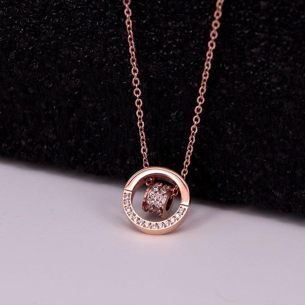 chains fashion rose gold double micro inlaid crystal size circle necklace woman jewelry wholesale for gift, Silver
chains fashion rose gold double micro inlaid crystal size circle necklace woman jewelry wholesale for gift, Silver