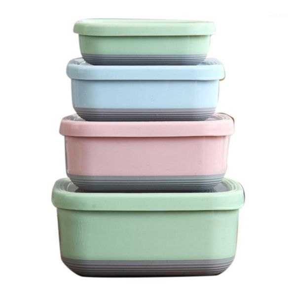 storage bottles & jars 4pcs lunch box food container bento leakproof stainless steel sealed bowl
storage bottles & jars 4pcs lunch box food container bento leakproof stainless steel sealed bowl