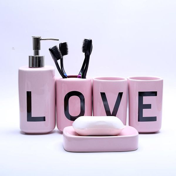 nordic pink bathroom kit 5pcs/set cute animal ceramic accessories set for kids wares mouthwash brush cup bath accessory
nordic pink bathroom kit 5pcs/set cute animal ceramic accessories set for kids wares mouthwash brush cup bath accessory