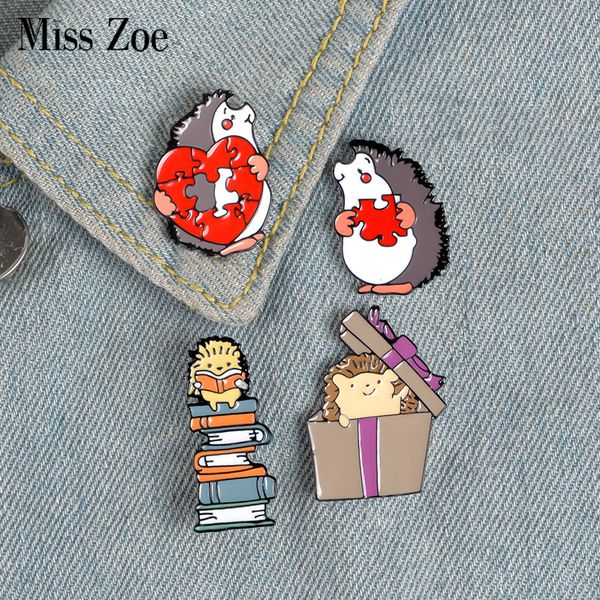 hedgehog lovers enamel pin books gift love puzzles brooch bag clothes lapel pin badge fun animal jewelry gift kids friendsdio chan contact, Gray
hedgehog lovers enamel pin books gift love puzzles brooch bag clothes lapel pin badge fun animal jewelry gift kids friendsdio chan contact, Gray