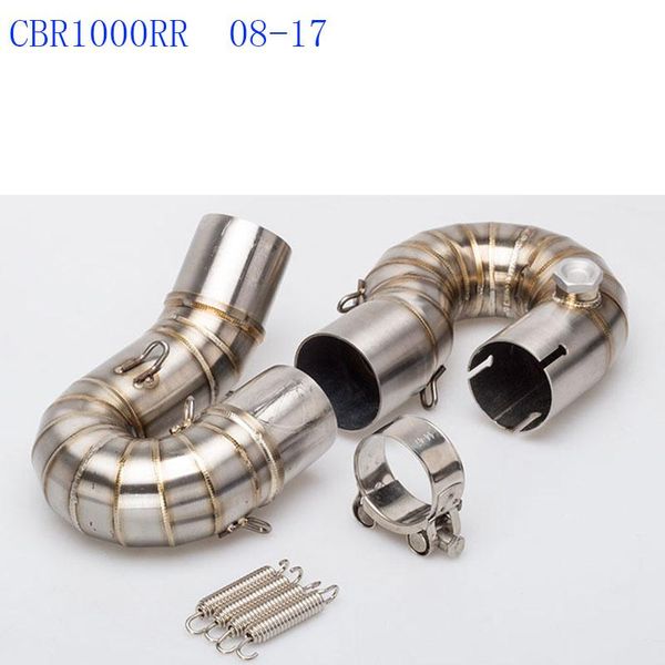 motorcycle exhaust system middle link pipe for cbr1000rr 08-17 muffler midified stainless steel mid tube slip-on
motorcycle exhaust system middle link pipe for cbr1000rr 08-17 muffler midified stainless steel mid tube slip-on