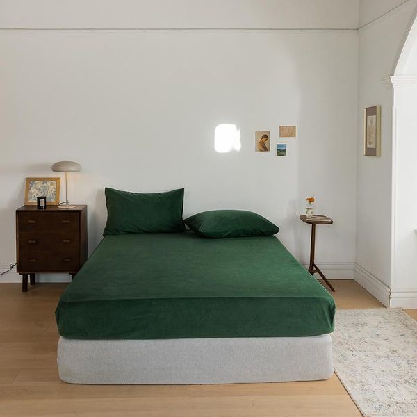 sheets & sets japanese style velvet bed sheet solid color soft skin-friendly fitted mattress four corners with elastic band
sheets & sets japanese style velvet bed sheet solid color soft skin-friendly fitted mattress four corners with elastic band