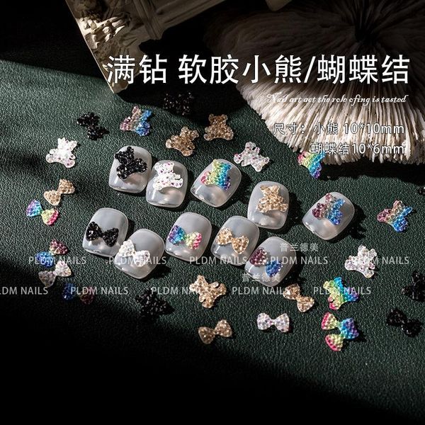 nail art decorations red manicure trinkets full of drill soft glue bear bow micro-drill gradient decorative nails jewelry decoraciones 5pcs, Silver;gold
nail art decorations red manicure trinkets full of drill soft glue bear bow micro-drill gradient decorative nails jewelry decoraciones 5pcs, Silver;gold