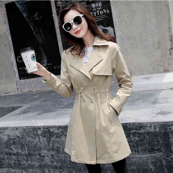 women's trench coats female trench coat double breasted female casual fine long sleeve khaki blouse spring jacket manteaux femme nj2j, Tan;black
women's trench coats female trench coat double breasted female casual fine long sleeve khaki blouse spring jacket manteaux femme nj2j, Tan;black