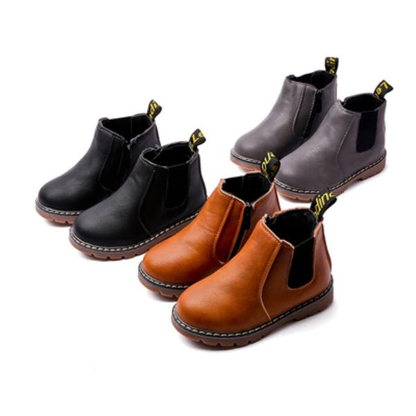 kids fashion boots girls shoes autumn leather children winter toddler boys sneakers, Black;grey
kids fashion boots girls shoes autumn leather children winter toddler boys sneakers, Black;grey